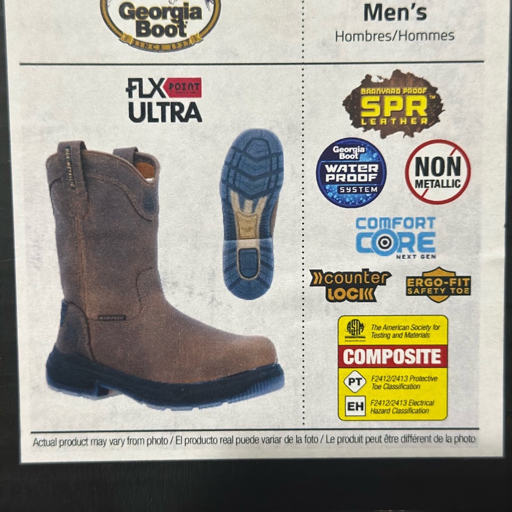 Georgia Boot Brown Rugged Work Boots